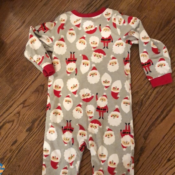 Carter’s Santa Fleece Footed Pajama size 7 - Picture 4 of 5